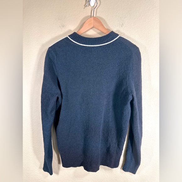 Athleta Transit Crew Merino Wool Black Sweater - Picture 5 of 9